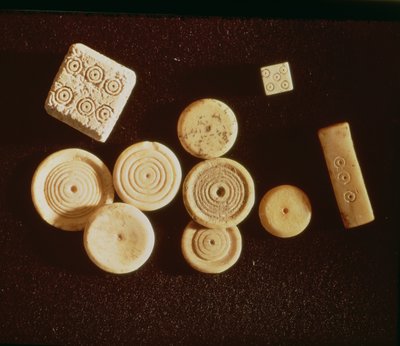 Counters and Dice, Gallo-Roman by Gallo Roman